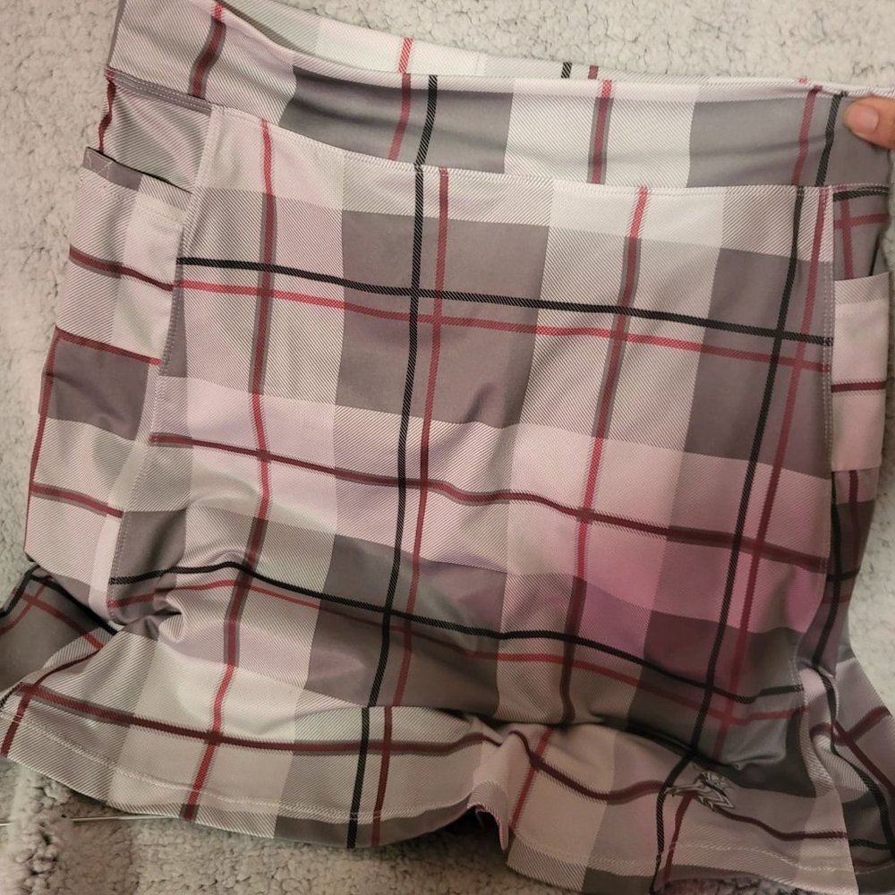Womens Large plaided performance skirt